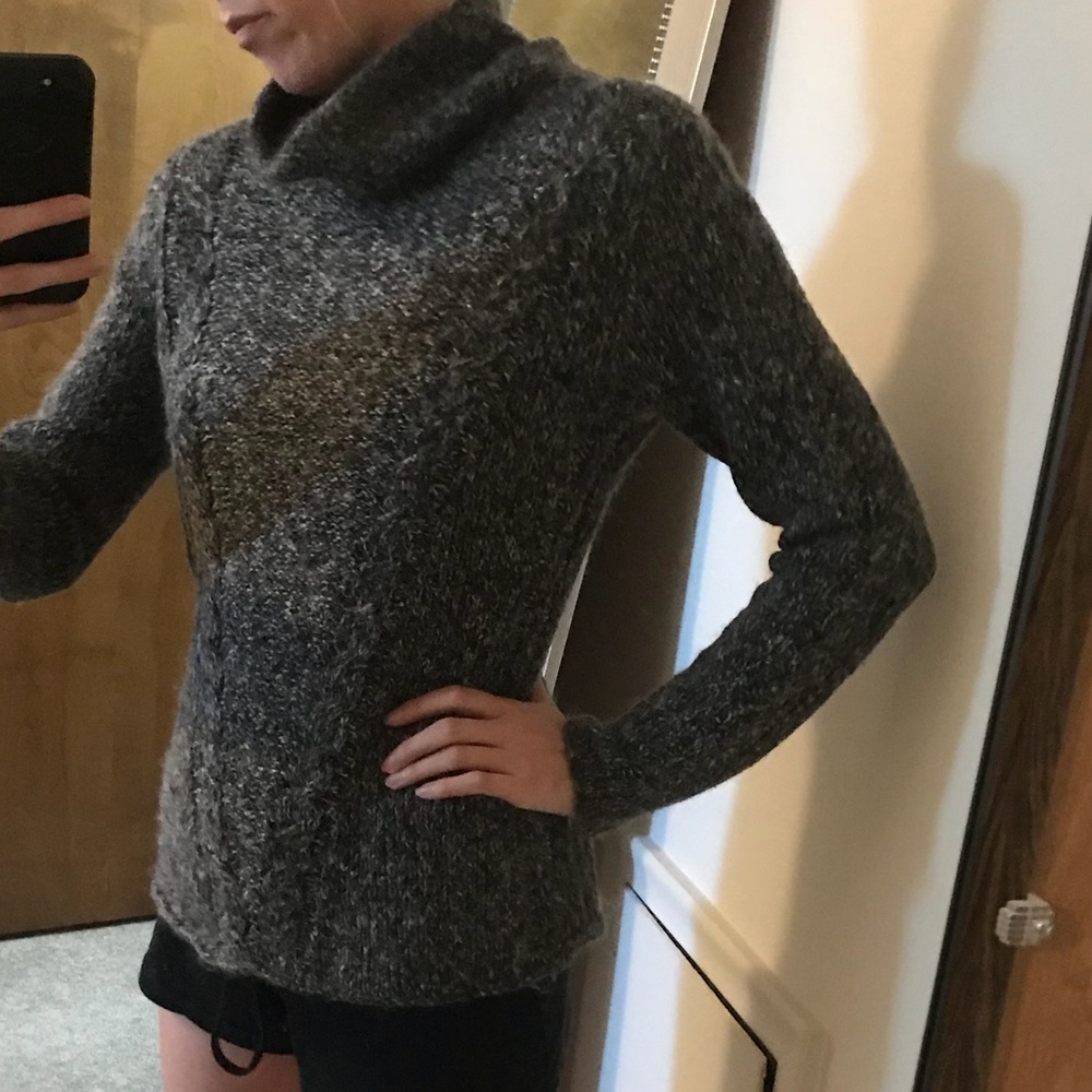 Isis Gray knitted sweater Moose Jaw